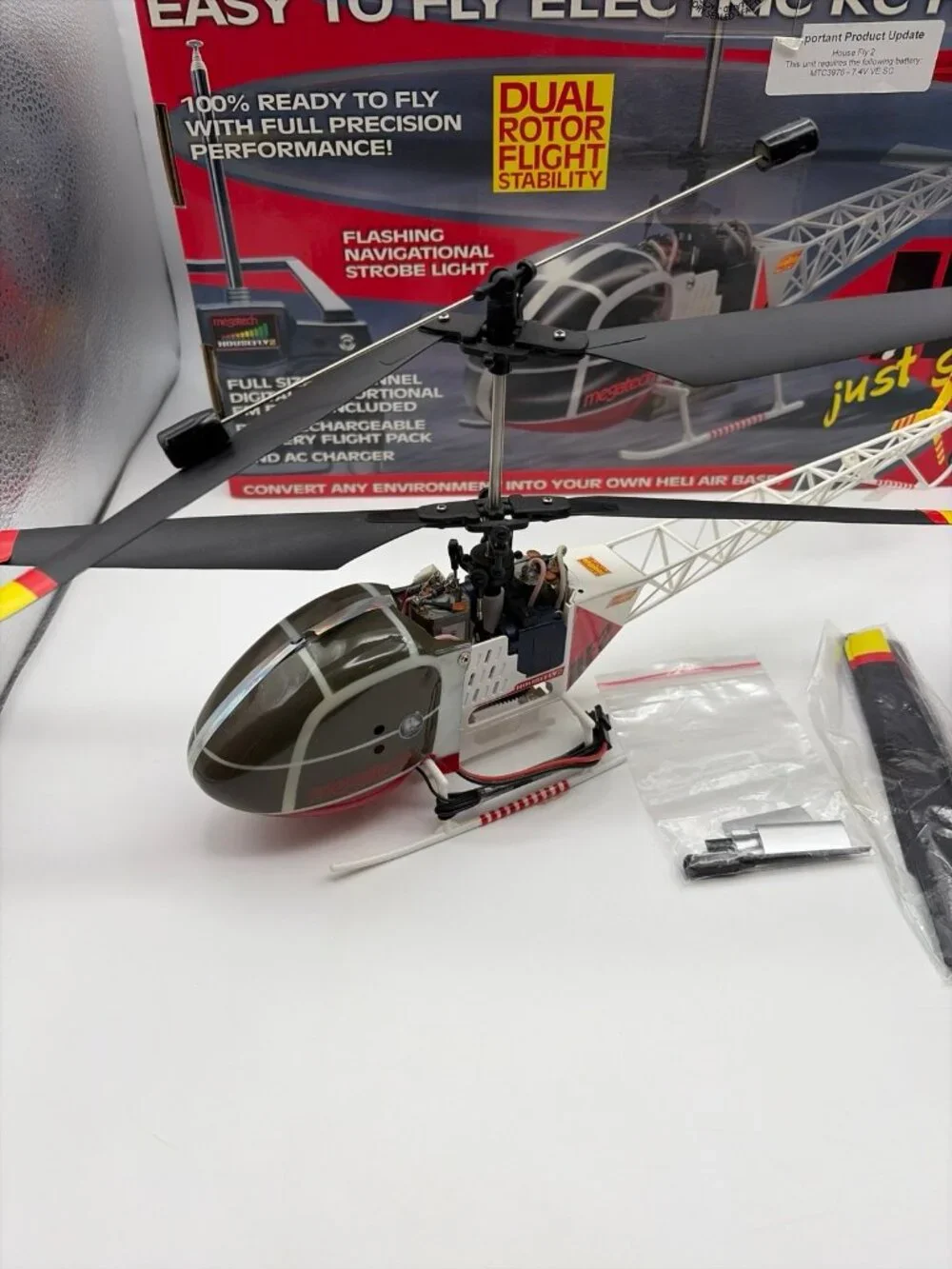 Megatech Housefly 2 Electric RC Helicopter **Read Parts